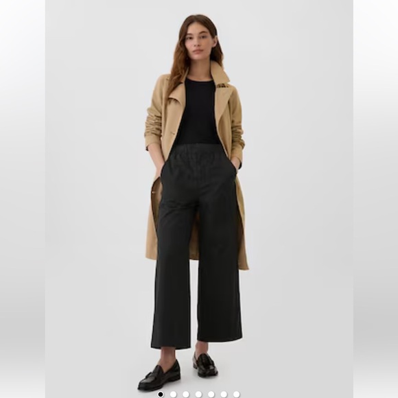 High Rise Easy Wide-Leg Khakis - Picture 1 of 7